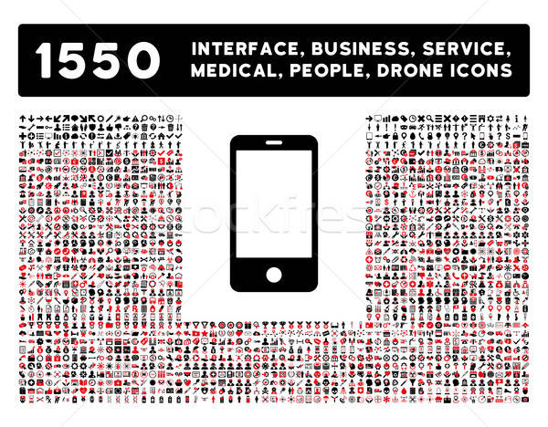 スマートフォン アイコン もっと インターフェース ビジネス ツール ストックフォト © ahasoft