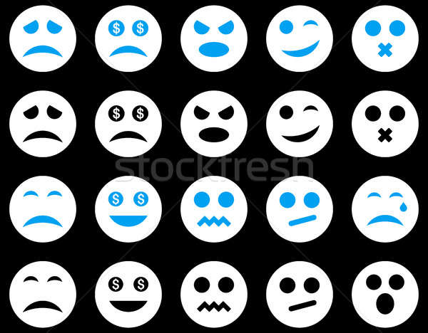 Smile and emotion icons Stock photo © ahasoft