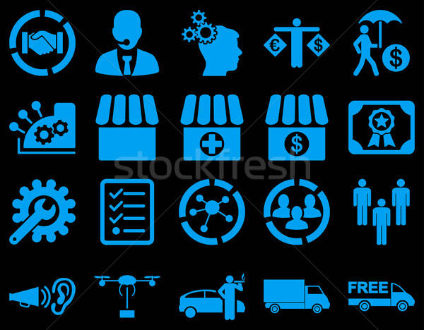Business, trade, shipment icons.  Stock photo © ahasoft