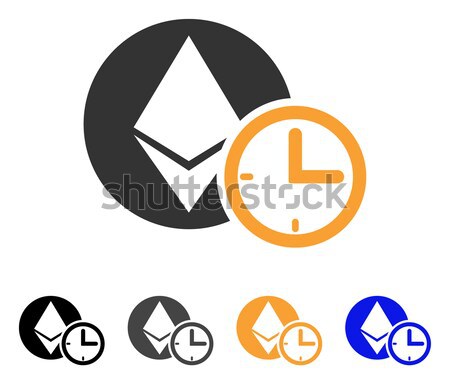 Crédito reloj icono vector aplicación diseno web Foto stock © ahasoft