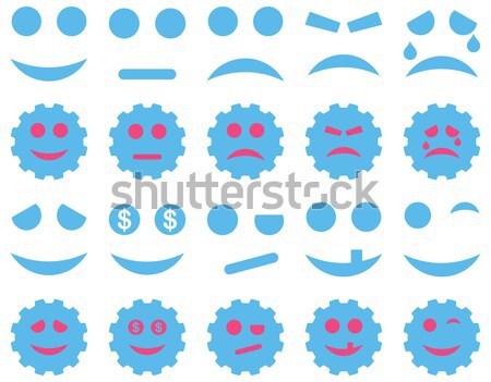 Emotion mobile tablet icons Stock photo © ahasoft