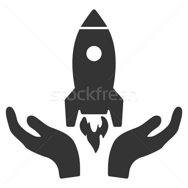 Rocket Startup Raster Icon Stock photo © ahasoft