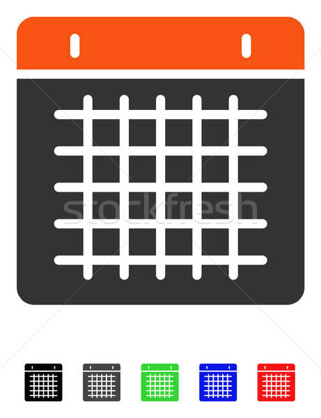 Calendar Flat Icon Stock photo © ahasoft
