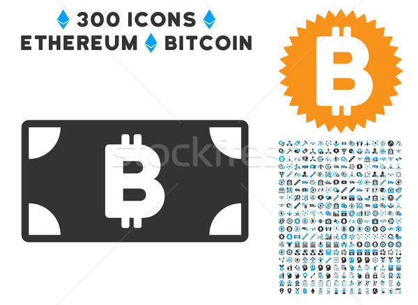Bitcoin cash bankbiljet icon smart Stockfoto © ahasoft