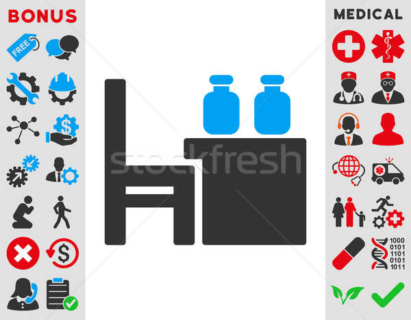Apothecary Table Icon Stock photo © ahasoft