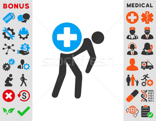 Medication Courier Icon Stock photo © ahasoft