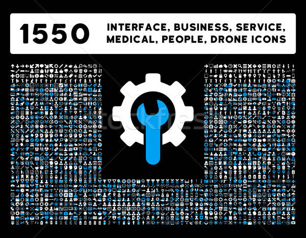 Interfata afaceri Unelte oameni medical Imagine de stoc © ahasoft