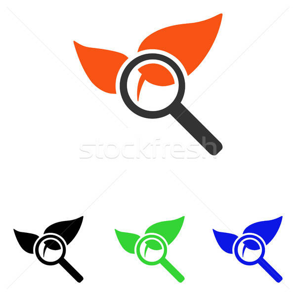 Explore Natural Drugs Flat Vector Icon Stock photo © ahasoft