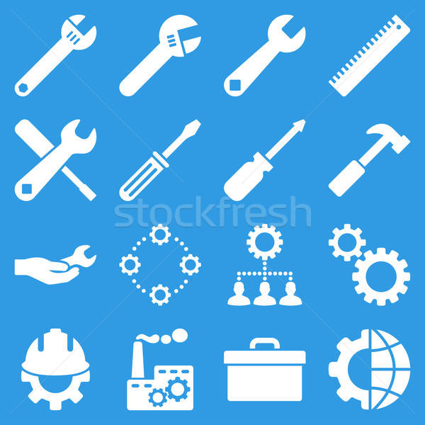 Stockfoto: Opties · dienst · tools · vector · stijl