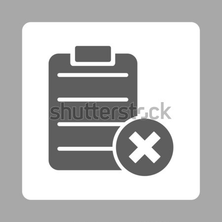 Reject Form Flat Vector Icon Stock photo © ahasoft