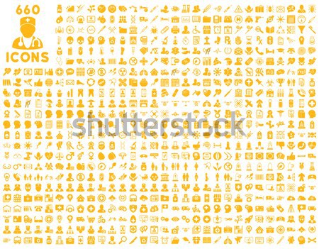 841 smile, gear, tool, map markers, mobile icons Stock photo © ahasoft