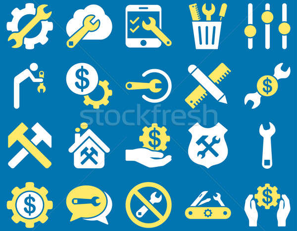 Settings and Tools Icons Stock photo © ahasoft