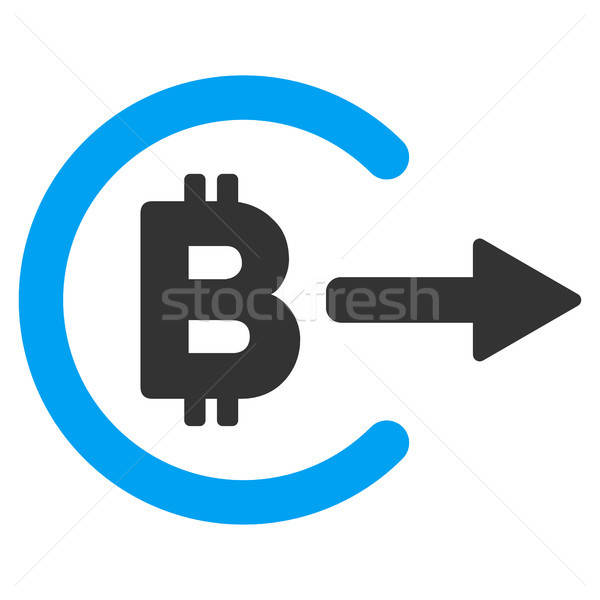 Bitcoin Cashout Flat Icon Vector Illustration C Victor Ivlichev - 