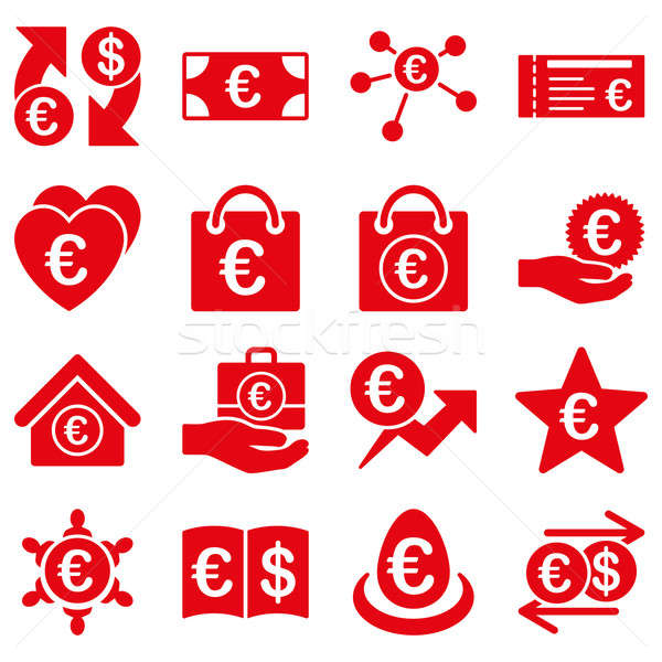 Stockfoto: Euro · bancaire · business · dienst · tools · iconen