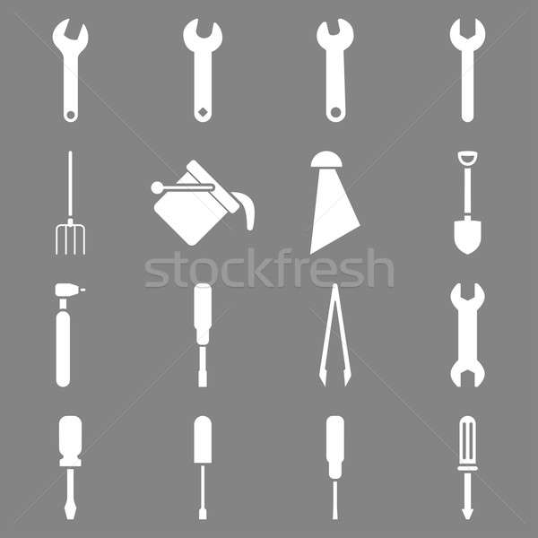 Instruments and tools icon set Stock photo © ahasoft