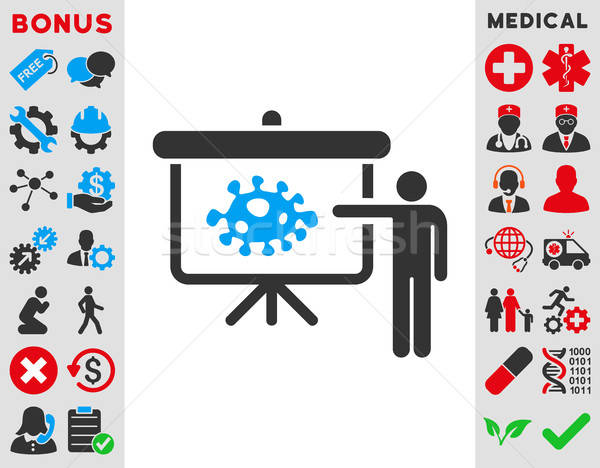 Bacteria Lecture Icon Stock photo © ahasoft