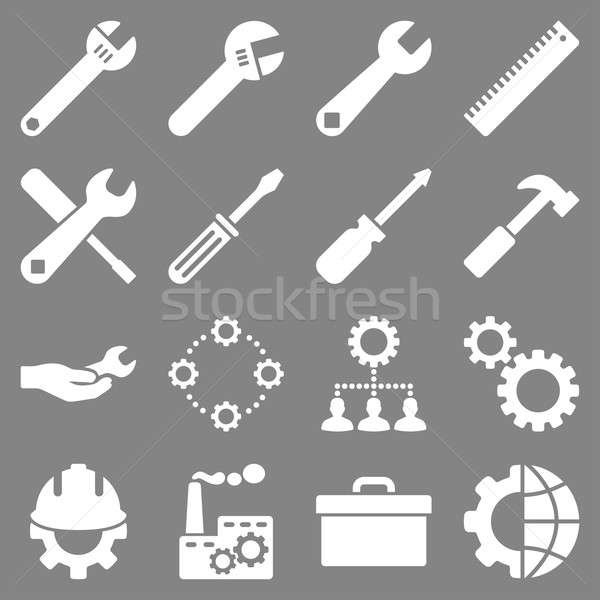 Stock photo: Options and service tools icon set