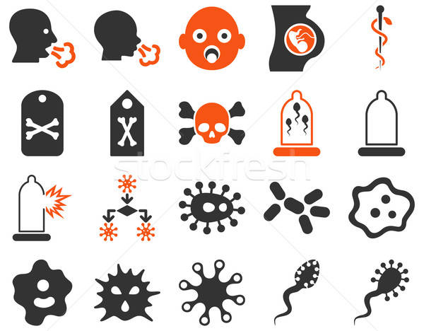 Medical bicolor icons Stock photo © ahasoft