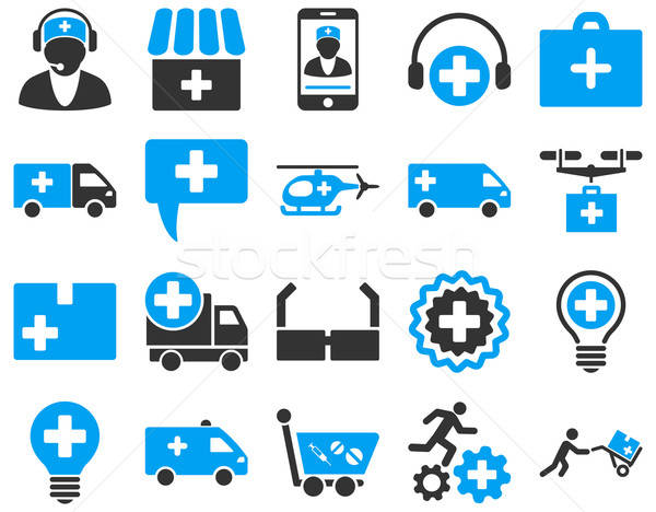 Medical icon set Stock photo © ahasoft