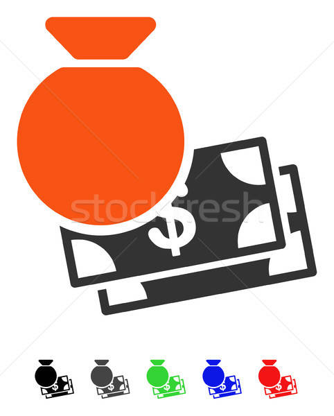 Capital Flat Icon Stock photo © ahasoft