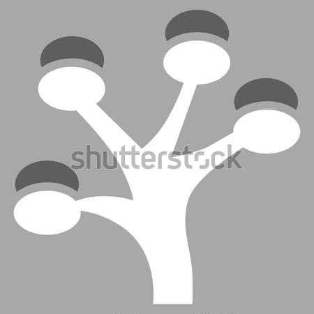 Tête choc icône gris pictogramme style [[stock_photo]] © ahasoft