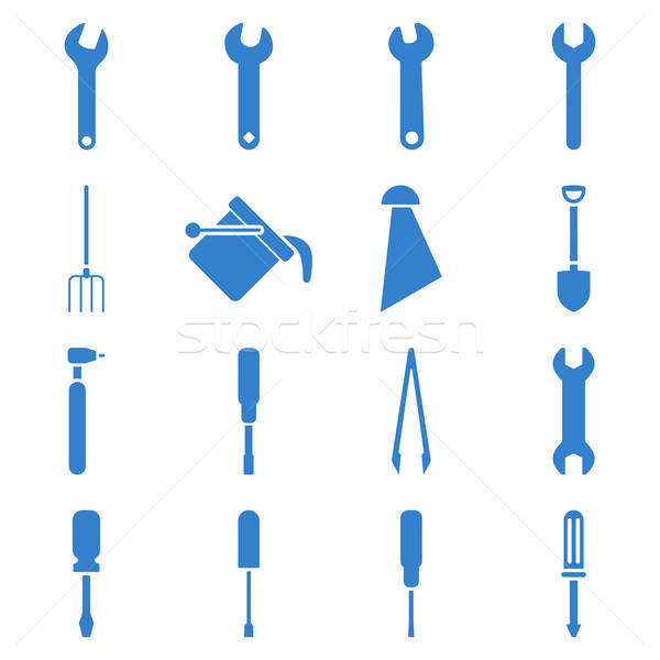 Instruments and tools icon set Stock photo © ahasoft