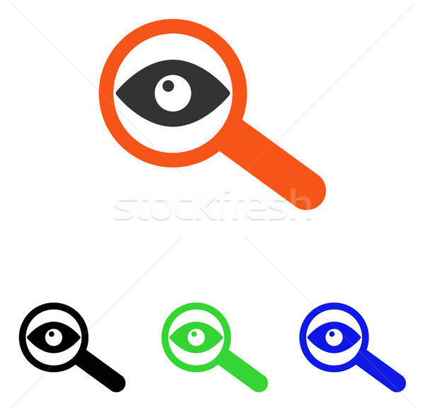 Investigate Flat Vector Icon Stock photo © ahasoft