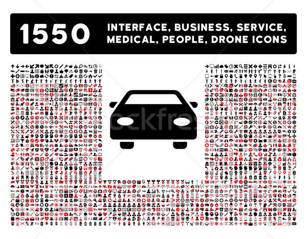 Carro ícone mais interface negócio ferramentas Foto stock © ahasoft