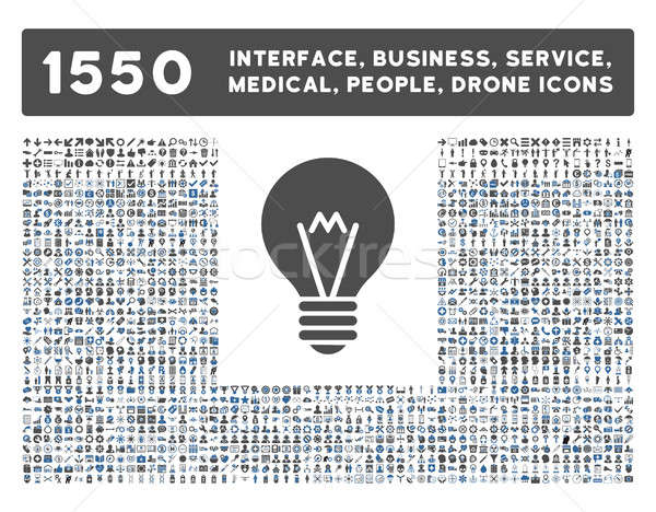 Stock photo: Interface, Business, Tools, People, Medical, Awards Glyph Icons