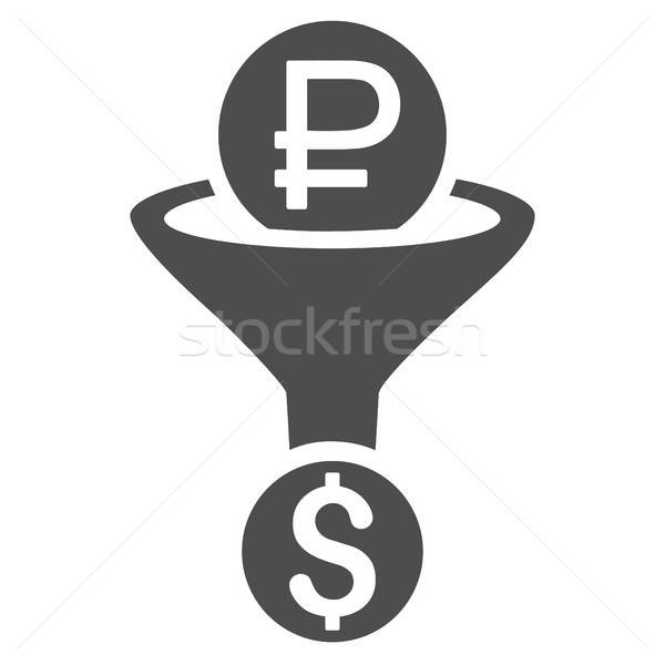 Rouble Currency Conversion Icon Stock photo © ahasoft