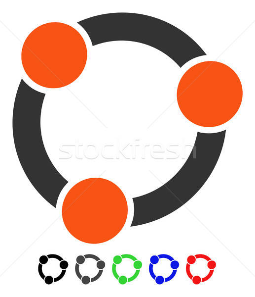 Foto stock: Icono · vector · pictograma · color