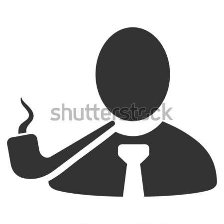 адвокат икона стиль графических серый символ Сток-фото © ahasoft