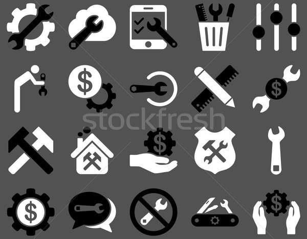 Settings and Tools Icons Stock photo © ahasoft