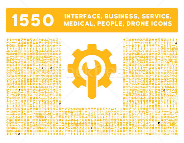 Interface business tools mensen medische Stockfoto © ahasoft