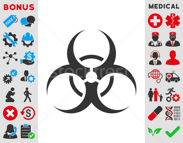 Biohazard Symbol Icon Stock photo © ahasoft
