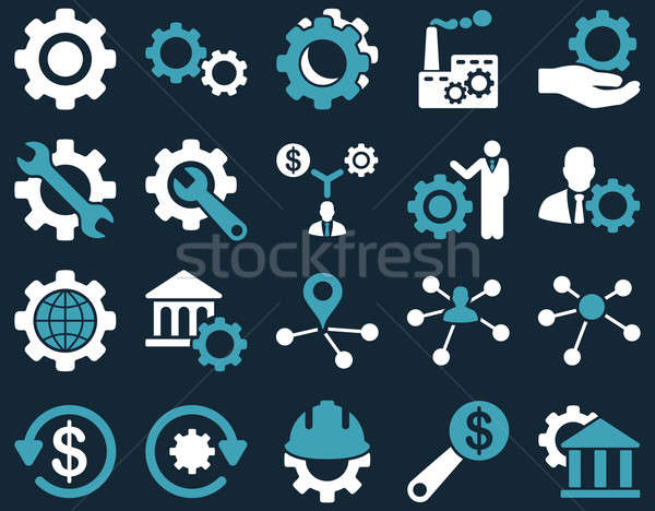 Settings and Tools Icons Stock photo © ahasoft