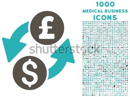 Bitcoin keverő rotáció ikon gyűjtemény okos Stock fotó © ahasoft