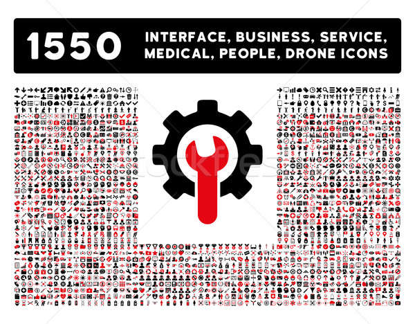 Stock photo: Interface, Business, Tools, People, Medical, Awards Glyph Icons