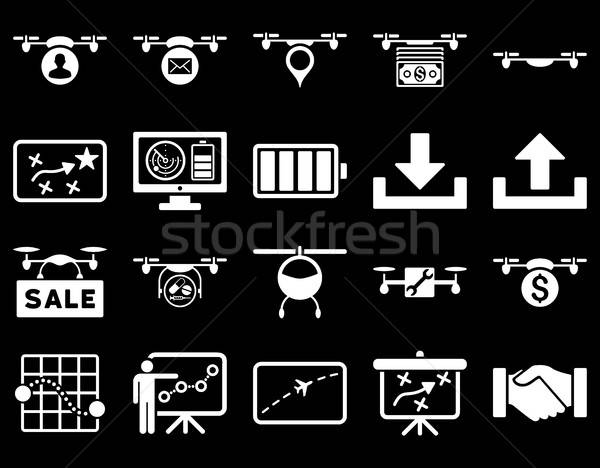 Aire herramienta iconos estilo vector Foto stock © ahasoft