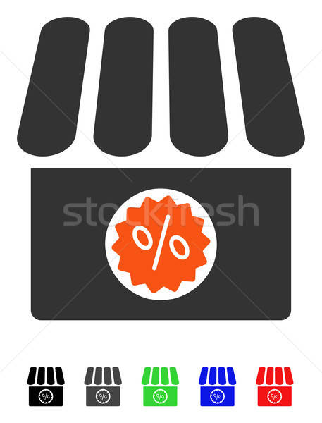 Drugstore Sale Flat Icon Stock photo © ahasoft