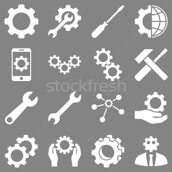 Stockfoto: Opties · dienst · tools · vector · stijl