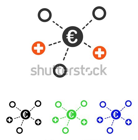 Medical Nodes Flat Vector Icon Stock photo © ahasoft