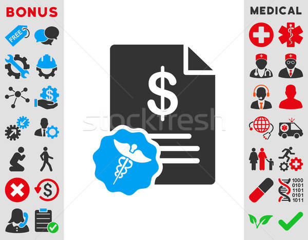 Stock photo: Medical Prices Icon