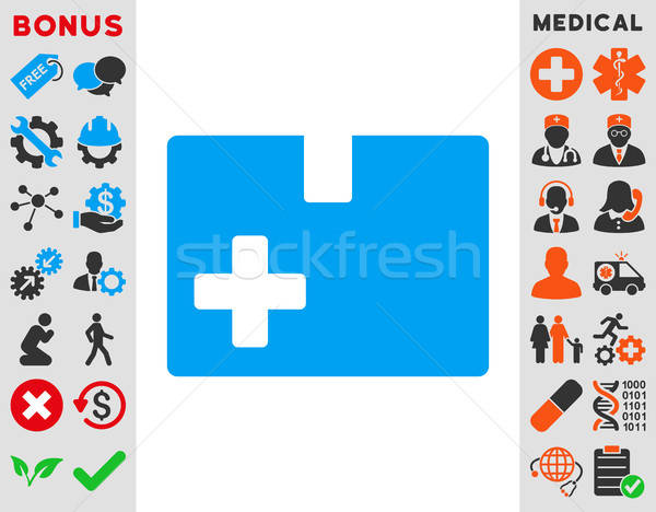 Medical Box Icon Stock photo © ahasoft