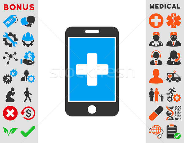 Mobile Medicine Icon Stock photo © ahasoft