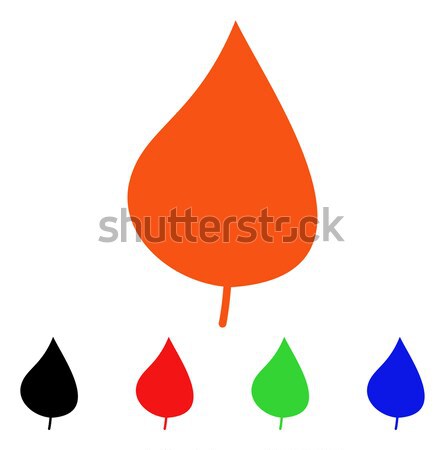 Drop vettore icona illustrazione stile Foto d'archivio © ahasoft