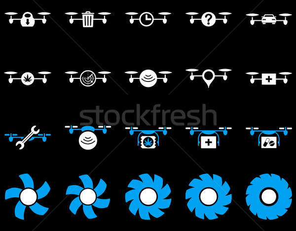 Powietrza narzędzie ikona stylu zdjęcia Zdjęcia stock © ahasoft