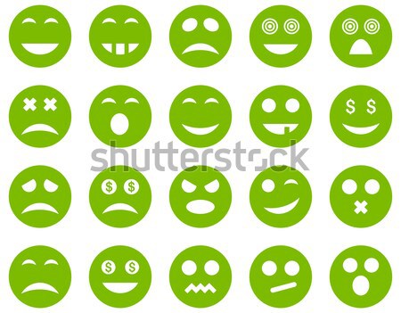 Emotion mobile tablet icons Stock photo © ahasoft