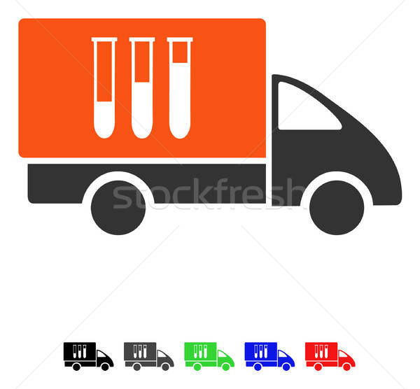 Analysis Delivery Flat Icon Stock photo © ahasoft