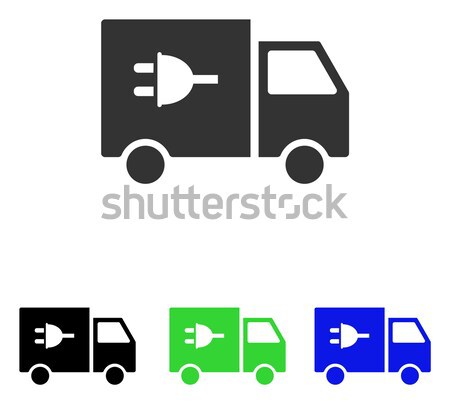 Ethereum Delivery Car Vector Icon Set Stock photo © ahasoft